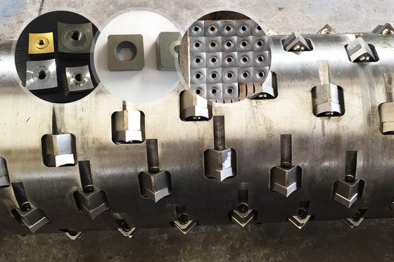 качество  Twin Shaft Plastic Shredder Blades , CE Shredder Machine Blades завод