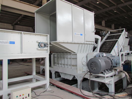 машина шредера вала двойника твердых отходы 22*2kw 20rpm