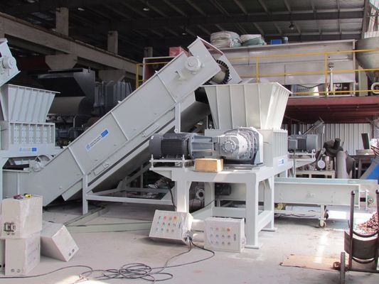 машина шредера вала двойника твердых отходы 22*2kw 20rpm