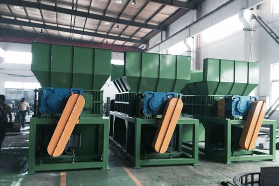 шредер пластмасового контейнера 45*2kw, лезвие машины 50mm шредера барабанчика