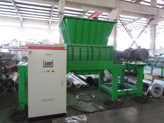 машина шредера вала близнеца 18.5kw, машина прочной покрышки shredding