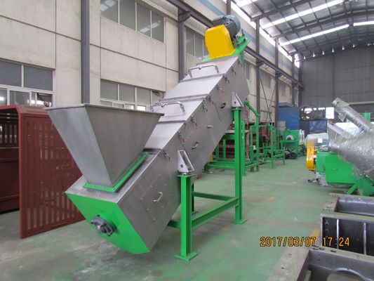 Машина SS304 37kw пластиковая повторно используя для фильмов PP PE