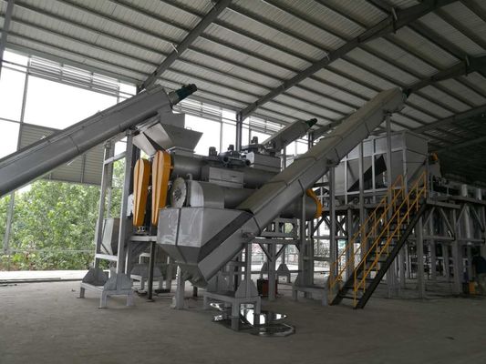 ЛЮБИМЕЦ 1000kg/h повторно используя линию стирки хлопь завода по переработке вторичного сырья/любимца бутылки машины/любимца, пластиковую повторно используя линию